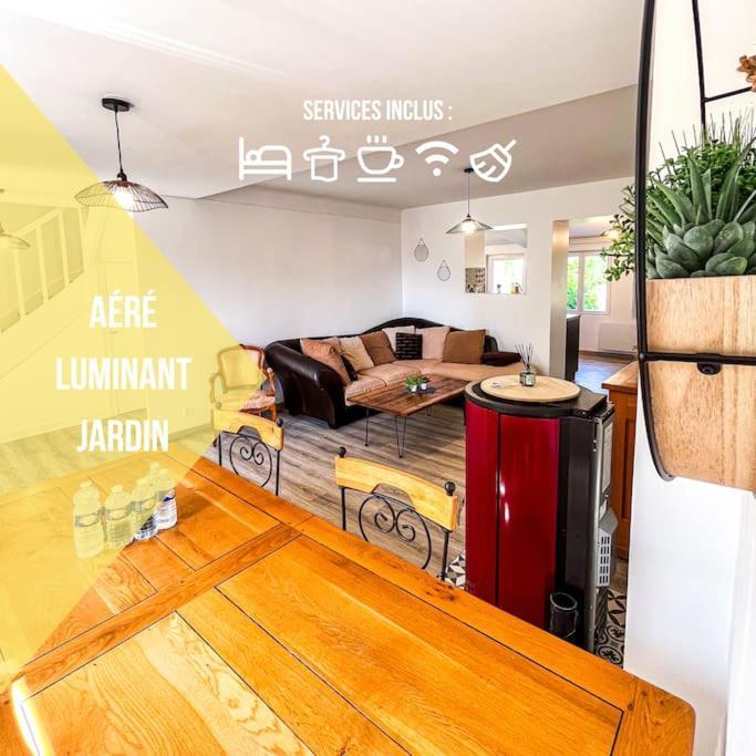 Le Convivial • Stationnement Facile • Paisible Villa Déols Eksteriør billede
